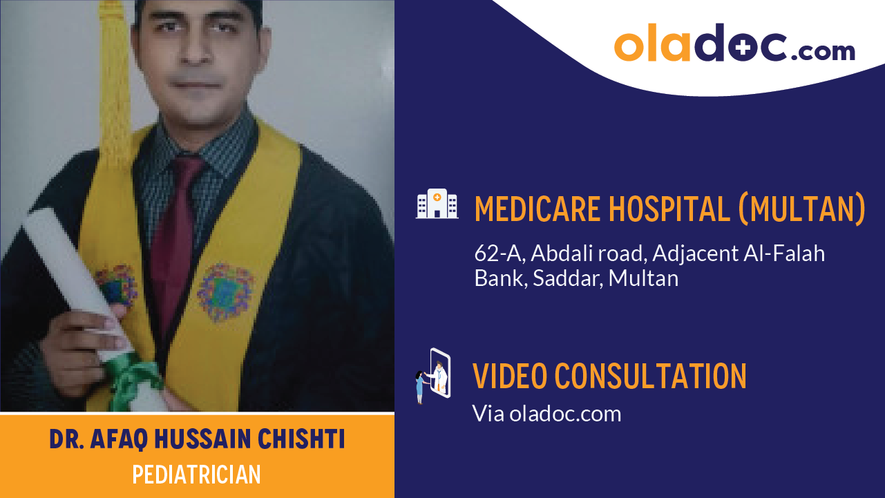 Practice locations of Dr.Afaq Hussain Chishti